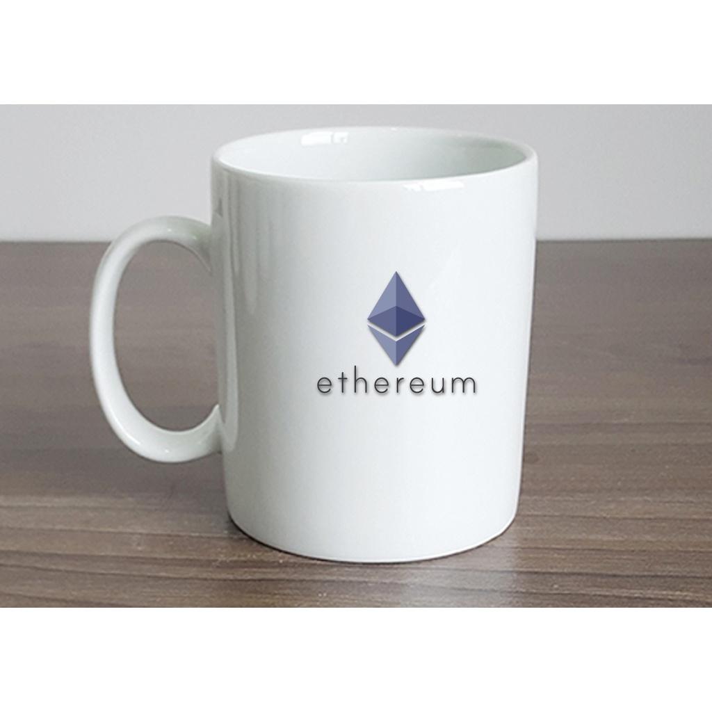 Ly Sứ Có Quai Họa Tiết Đồng Coin Ethereum - In hình lên ly sứ, cốc theo yêu cầu của bạn