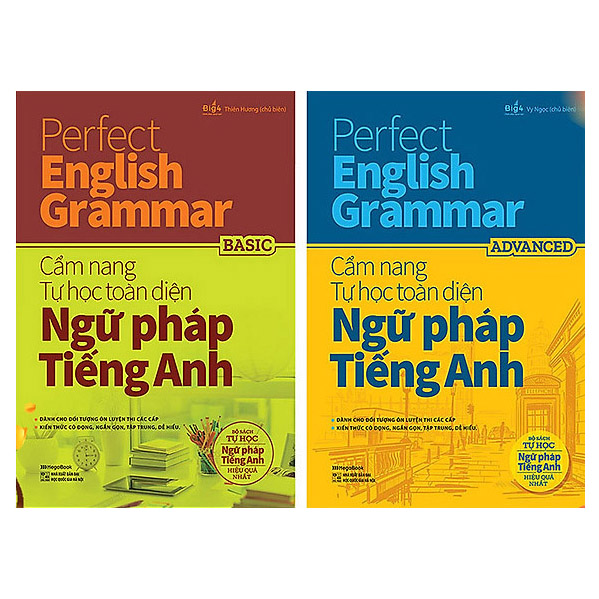 Combo 2 Cuốn Perfect English Grammar - Cẩm Nang Tự Học Toàn Diện Ngữ Pháp Tiếng Anh: Basic & Advanced