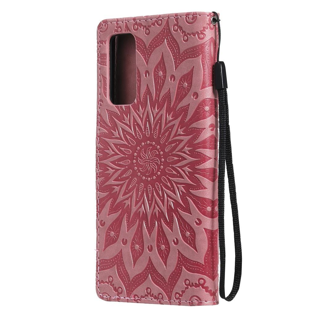 Bao da PU hình chiếc ví kiêm đế đỡ cho Samsung Galaxy S20 Ultra S20 Plus S20+ S20 FE M51 M31
