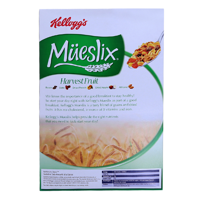 Ngũ Cốc Ăn Sáng Kellogg's Mueslix Harvest Fruit 375g