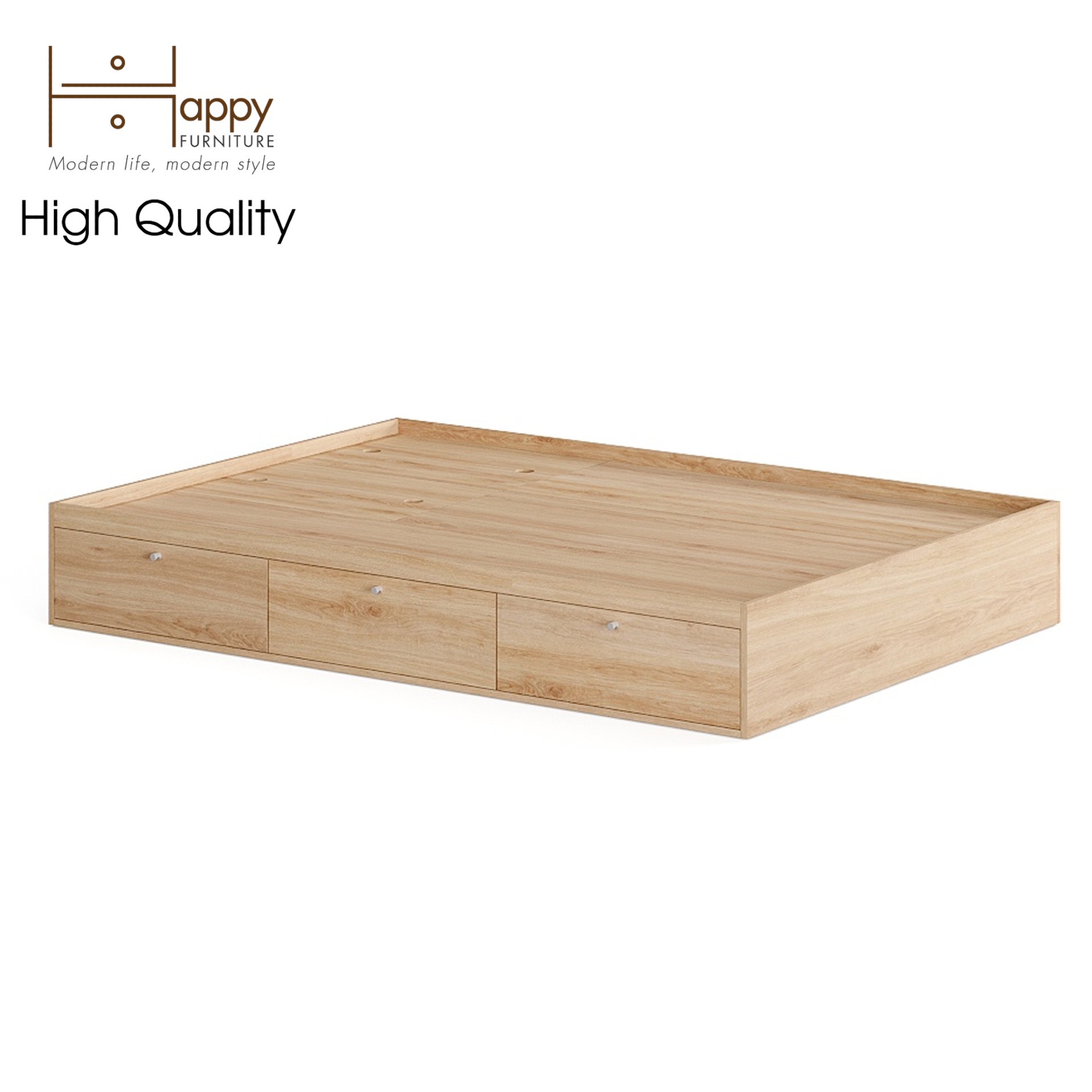 [Happy Home Furniture] GERY , Giường ngủ 3  cánh cửa mở  &lt;không đầu giường&gt;  , GNG_048, GNG_049, GNG_050, GNG_051