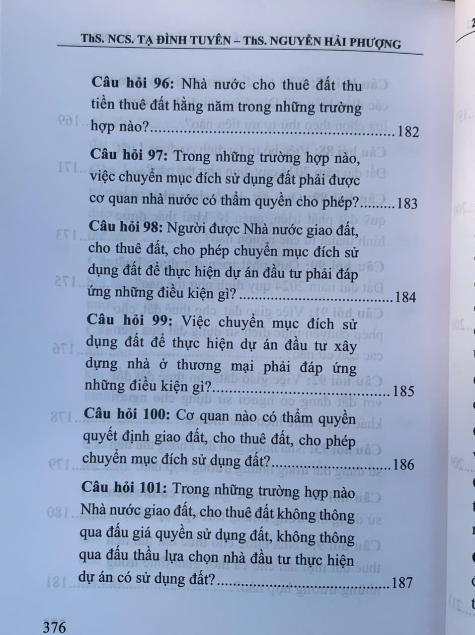 200 câu hỏi và trả lời về Luật Đất đai năm 2024
