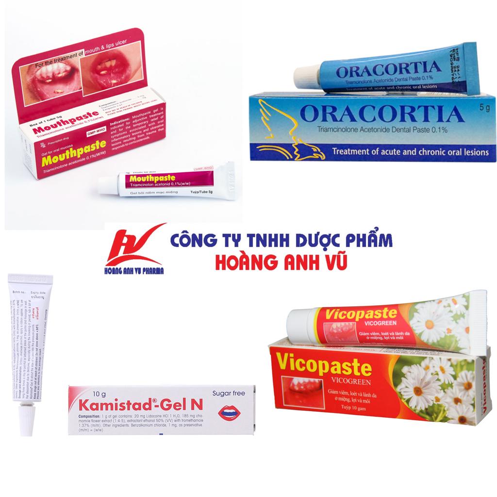 GEL BÔI NHIỆT MIỆNG VICOPASTE, ORA, KAMI, MOUTH