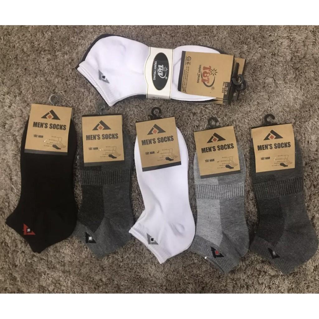 Combo 5 đôi và 10 vớ nam cổ ngắn , thương hiệu T&T TRỊNH TRUNG , thun dày Cotton , ảnh thật , bảo đảm giao đúng mẫu