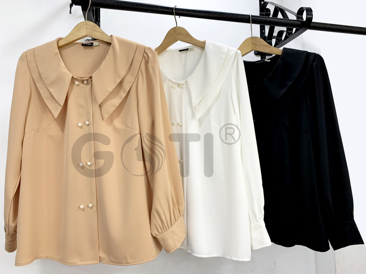THỜI TRANG ÁO CÔNG SỞ NỮ - ÁO SƠ MI TRẮNG BASIC RỘNG KIỂU ÁO SƠ MI MẶC ĐI LÀM LỊCH SỰ 3A18 3A19