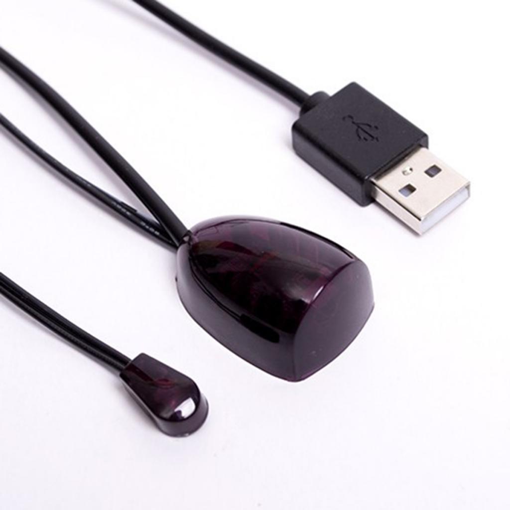 Infrared USB Receiver Receiver With Shared Extension Cable