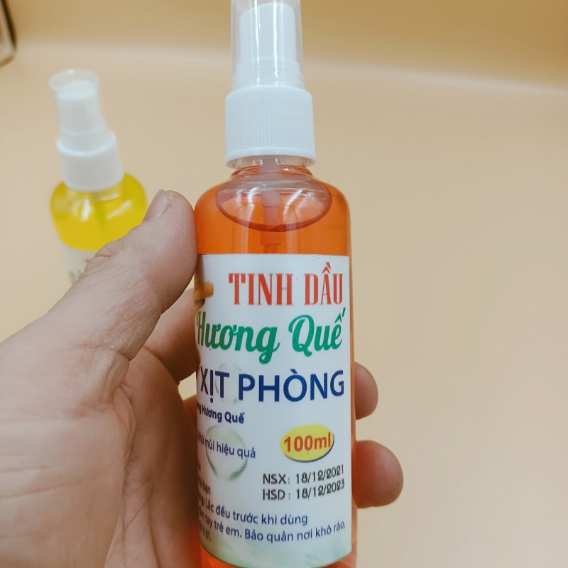 Combo 5 Chai Xịt Tinh Dầu Dung Tích 100 ML Thơm Phòng Đuổi Côn Trùng Hiệu Quả