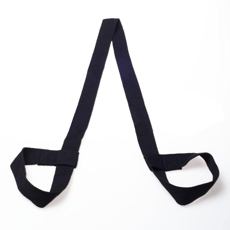 150cm chất lượng cao Yoga Mat Dây đai điều chỉnh đôi vai thể thao mang theo đai tập thể dục kéo dài thể dục thắt lưng yoga đàn hồi Color: Dark Gray