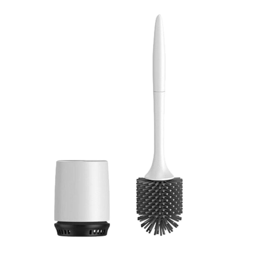 Toilet Washroom Brush Set with Holder Bathroom Cleaning Tool Floor Standing