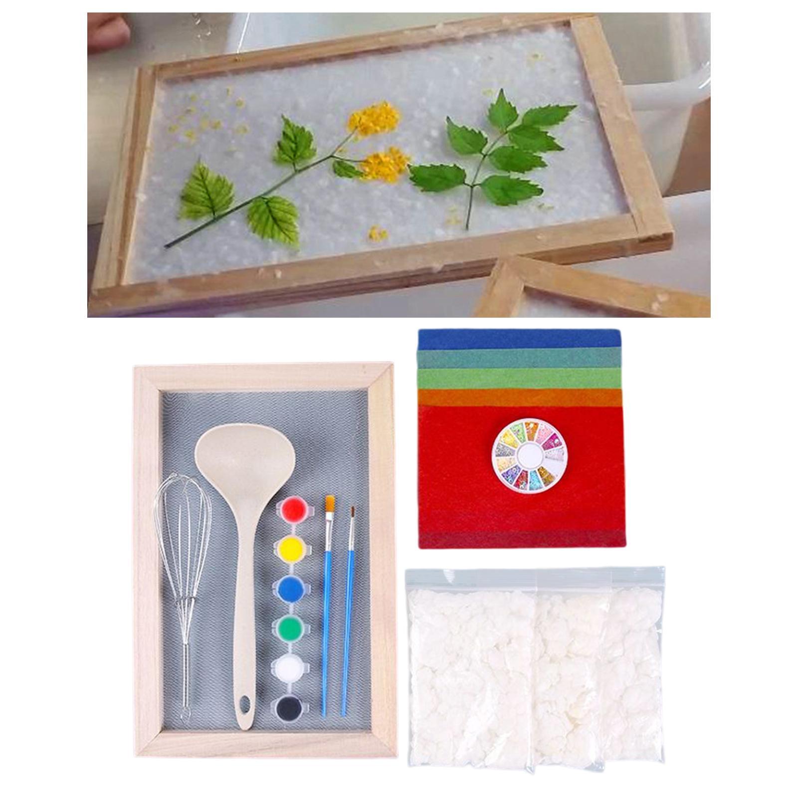 Wooden Paper Making Screen Handmade Paper Making Model Set for Kids Children