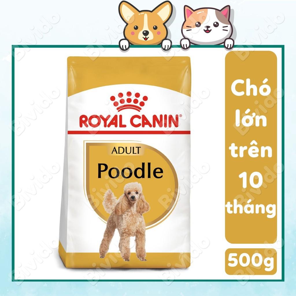 Thức ăn Royal Canin Poodle Adult chó lớn Poodle trên 10 tháng túi 500g - Bivido