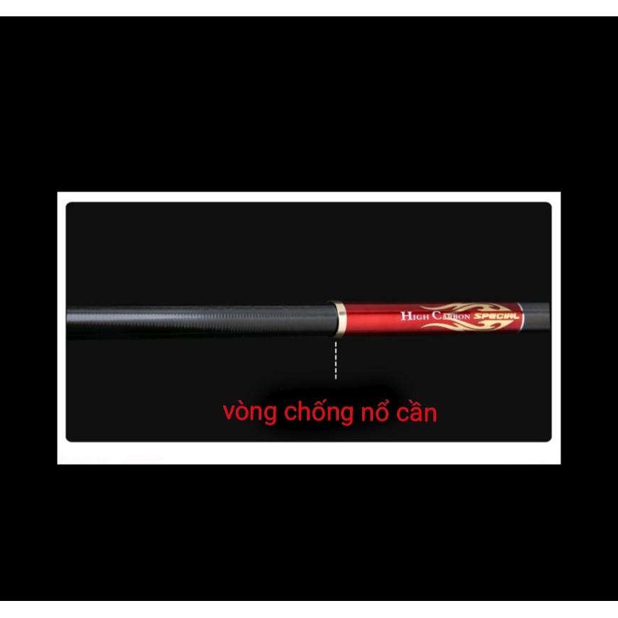 Cần câu tay handing huyết long 5H nano 72g tặng ngọn phụ