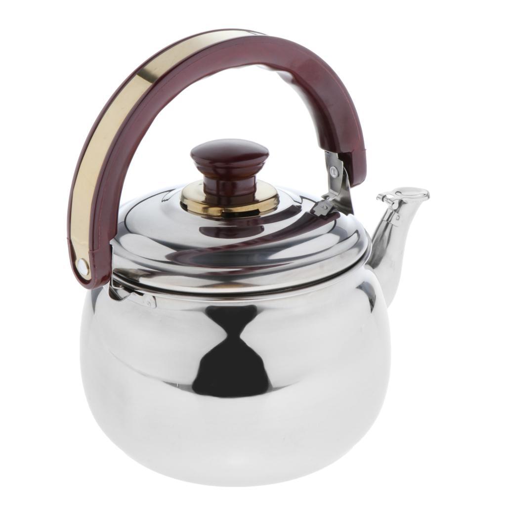 2pcs Stainless Steel Hot Water Kettle Pot With Whistle Sound,Tea Kettle 0.6L