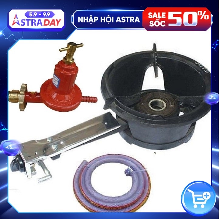 Combo bếp gas khè công nghiệp WinDo. tặng van dây - Hàng chính hãng