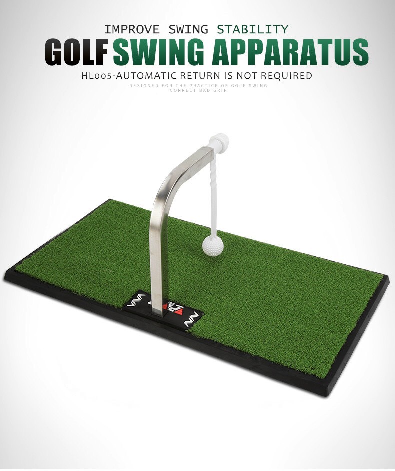 Thảm tập Swing Golf xoay 360 độ nhập khẩu PGM trong nhà luyện Pitching và Chip chỉnh tư thế lưng TT013