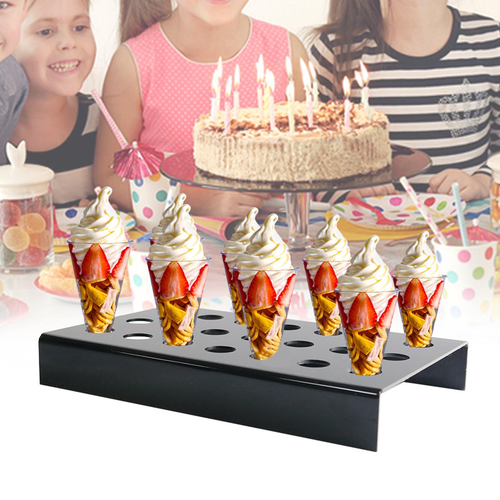 Ice Cream Cone Stand Decorative Cupcake Baking Rack for Baking Party Cooking