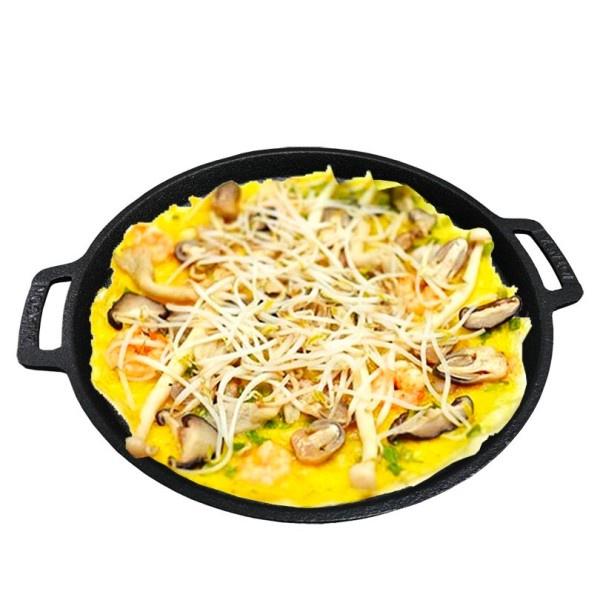 Chảo Gang Làm Bánh Xèo Bò Né Chống Dính Loại Lớn 22CM Dragon Vạn Lợi