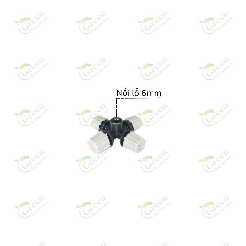 Béc phun sương xám 4 hướng cao cấp tưới cây kèm nhiều tùy chọn