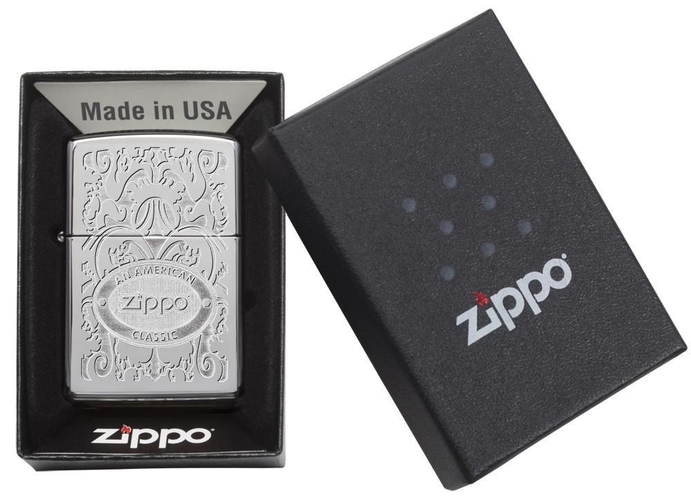 Bật Lửa Zippo Gleaming Patina High Polish Chrome 24751