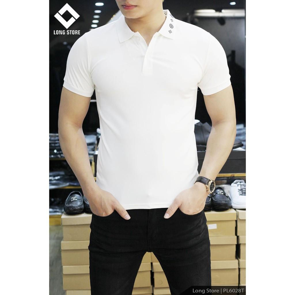 Áo thun nam có cổ áo polo nam chất co giãn thoáng mát mềm mịn PL350