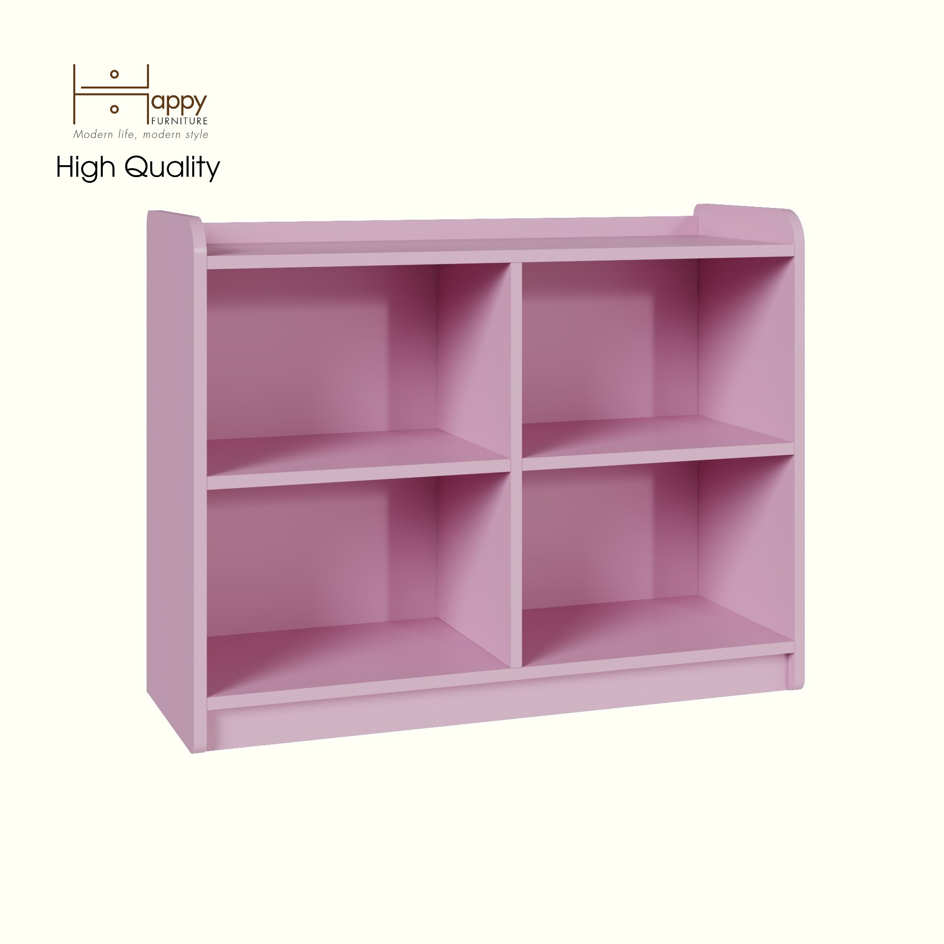 [Happy Home Furniture] KID, Kệ lưu trữ 4 ngăn cho trẻ em, 90cm x 32cm x 70cm ( DxRxC), TLT_006