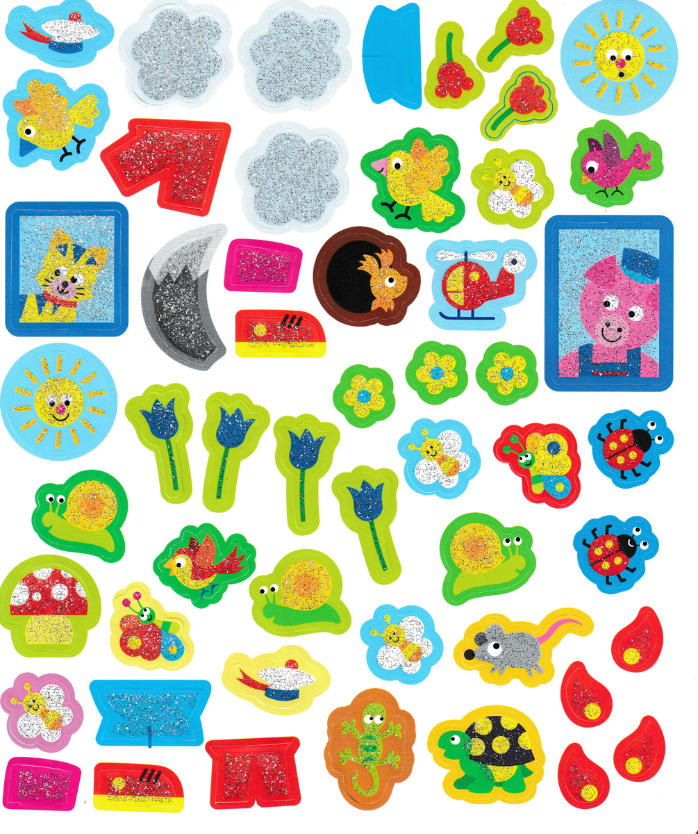 Shiny Stickers: Ba Chú Lợn Con - Song Ngữ Anh - Việt