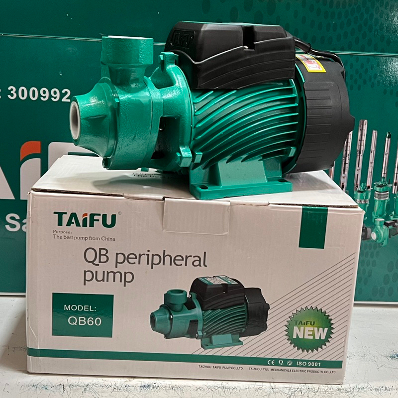 Máy bơm nước ly tâm đầu chuột 370W (0.5HP) cánh đồng TAIFU QB60 - Bảo hành 1 năm