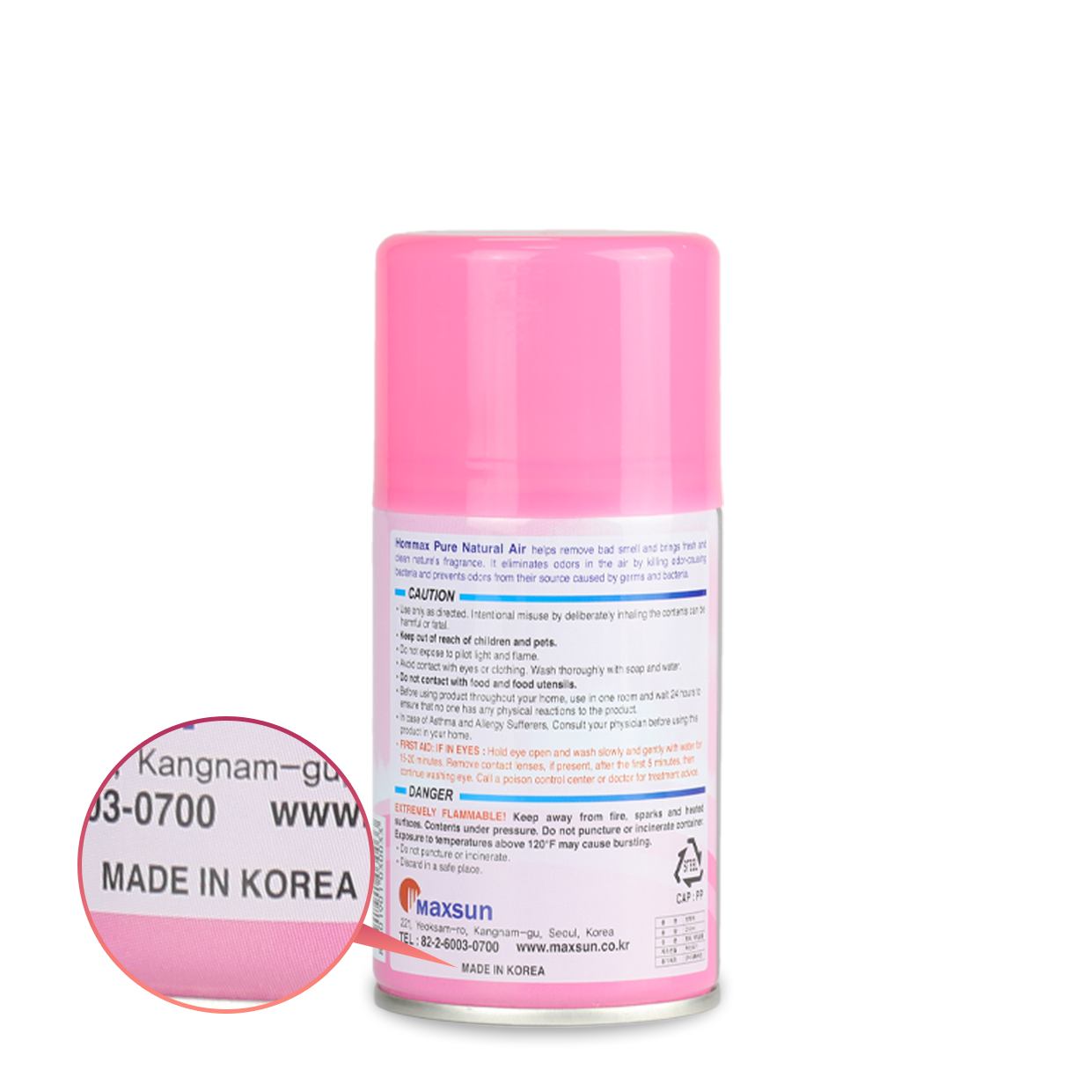 Nước Hoa Xịt Phòng Aroma Hommax (Hương Cà Phê) - Dung tích 250ml | Chiết Xuất Tự Nhiên | Hàng Chính Hãng