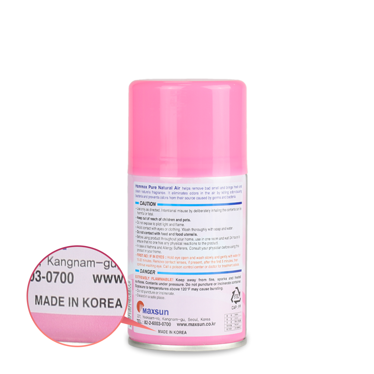 Nước Hoa Xịt Phòng Aroma Hommax - Dung tích 250ml | Chiết Xuất Tự Nhiên | Hàng Chính Hãng