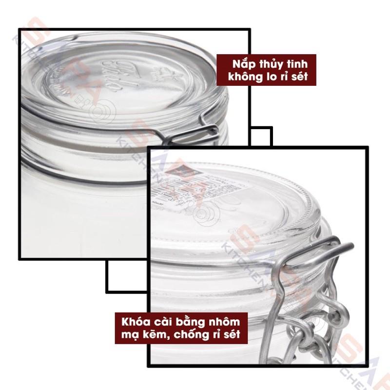 Hũ thủy tinh nắp cài Fido 1000ml - 1500ml