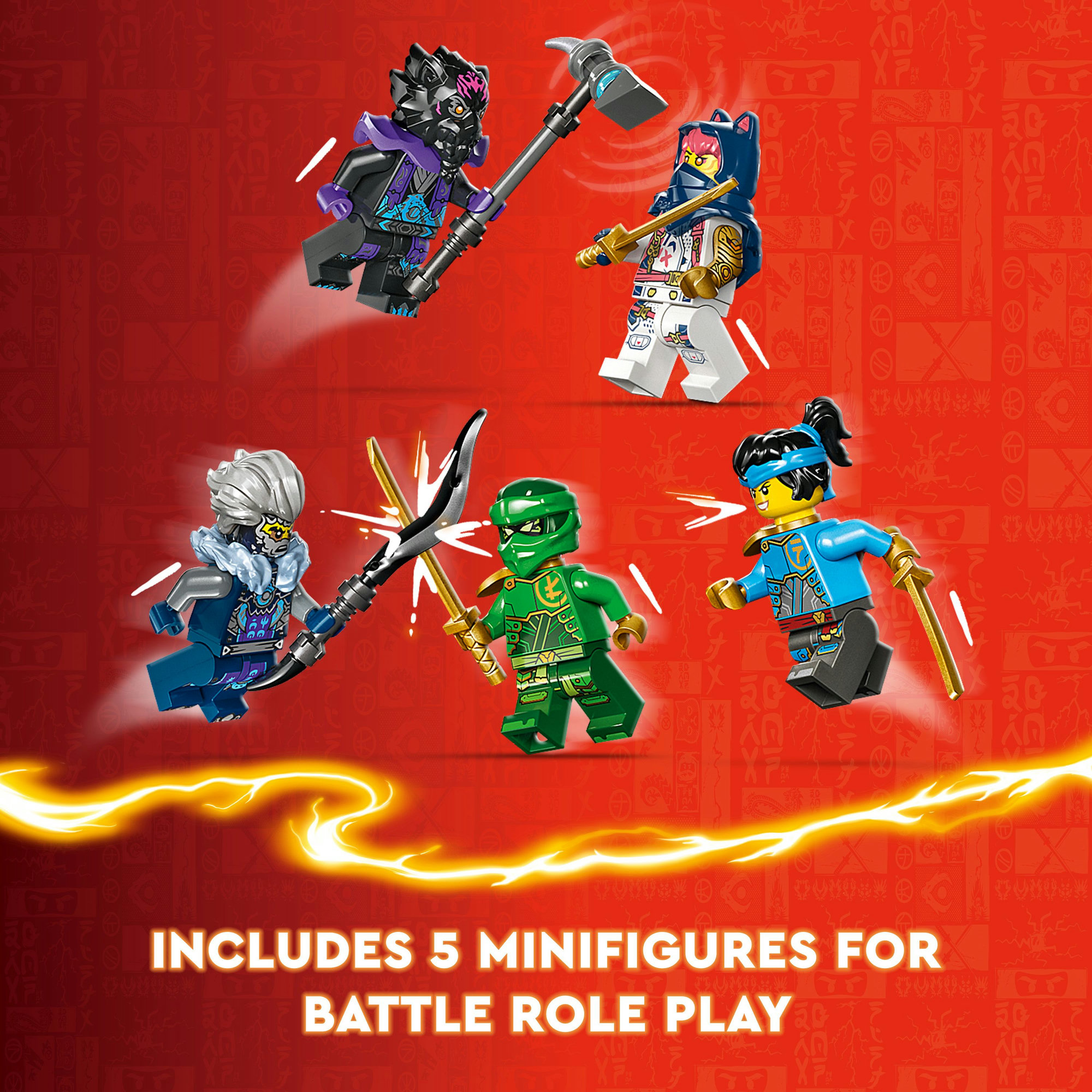 LEGO NINJAGO 71809 Đồ chơi lắp ráp Rồng thần sư phụ Wu (532 chi tiết)