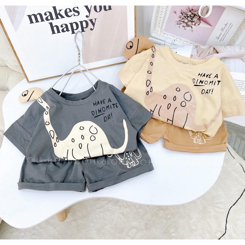 Bộ cotton 4c siêu cưng cho bé trai 13-23kg