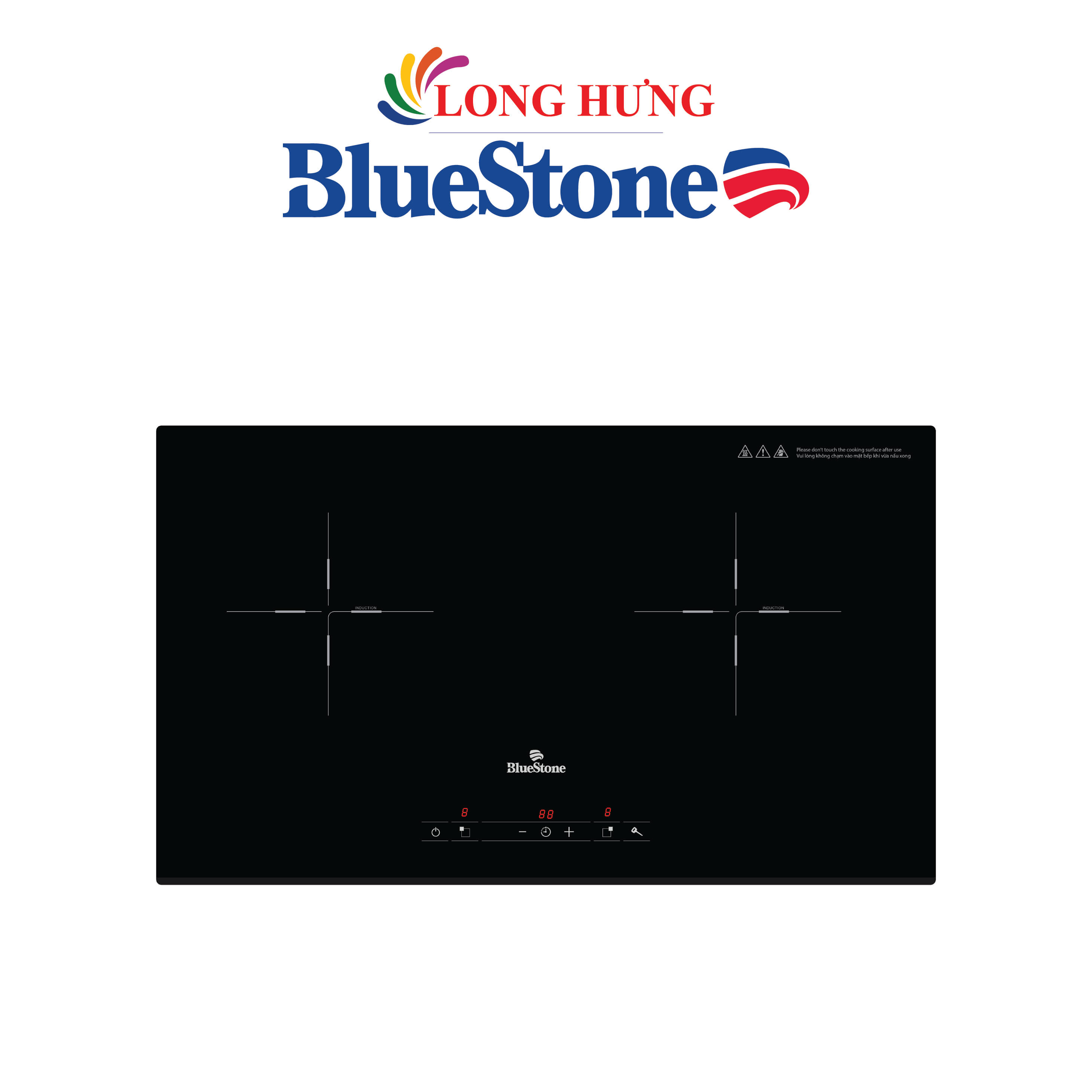 Bếp điện từ đôi Bluestone ICB-6818 - Hàng chính hãng