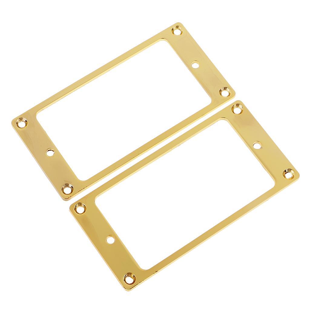 Metal Flat Humbucker Guitar Pickup Mounting Rings for Electric Guitar