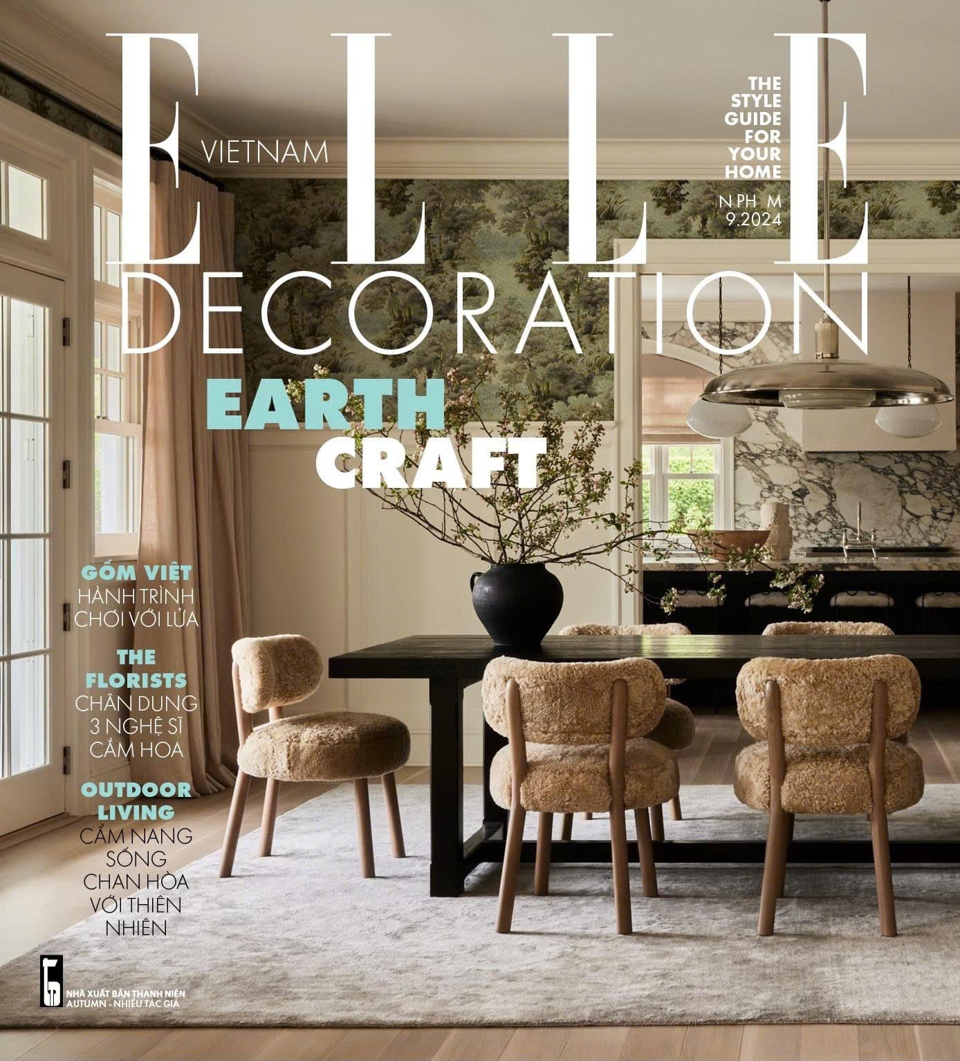 Tạp chí phái đẹp Elle Decoration tháng 9/2024 - Earth Craft