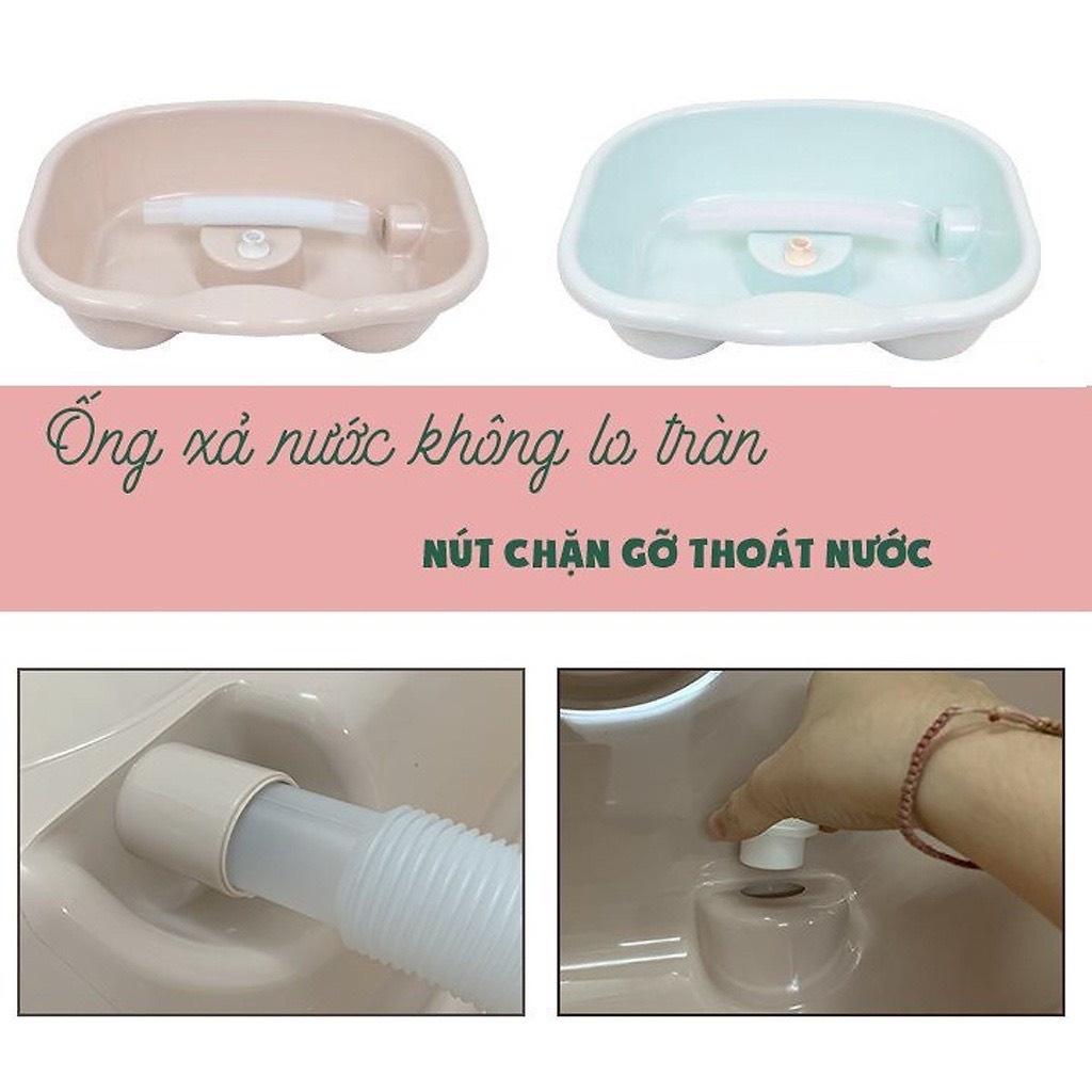 Chậu Gội Đầu Tại Giường, Tại Nhà, Thau Gội Đầu Chất Liệu Nhựa Cao Câp Siêu Bền Hàng Việt Nhật