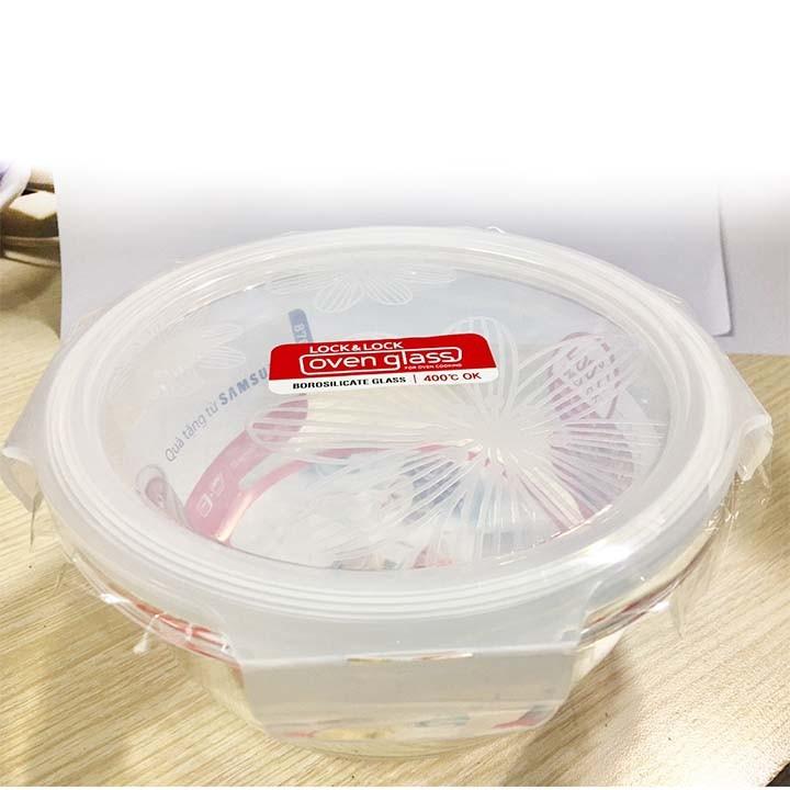Hộp Thủy Tinh Lock & Lock 870ml Chịu Nhiệt