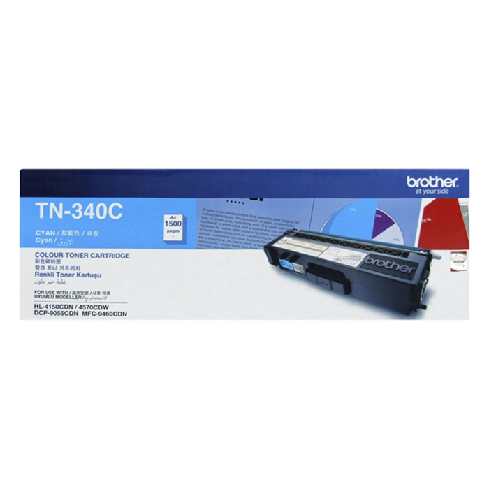 Mực In Cho Máy MFC-9970CDW Brother TN-340C Toner - Hàng Chính Hãng