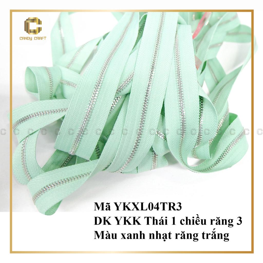 Dây kéo YKK Thái 1 chiều răng 3