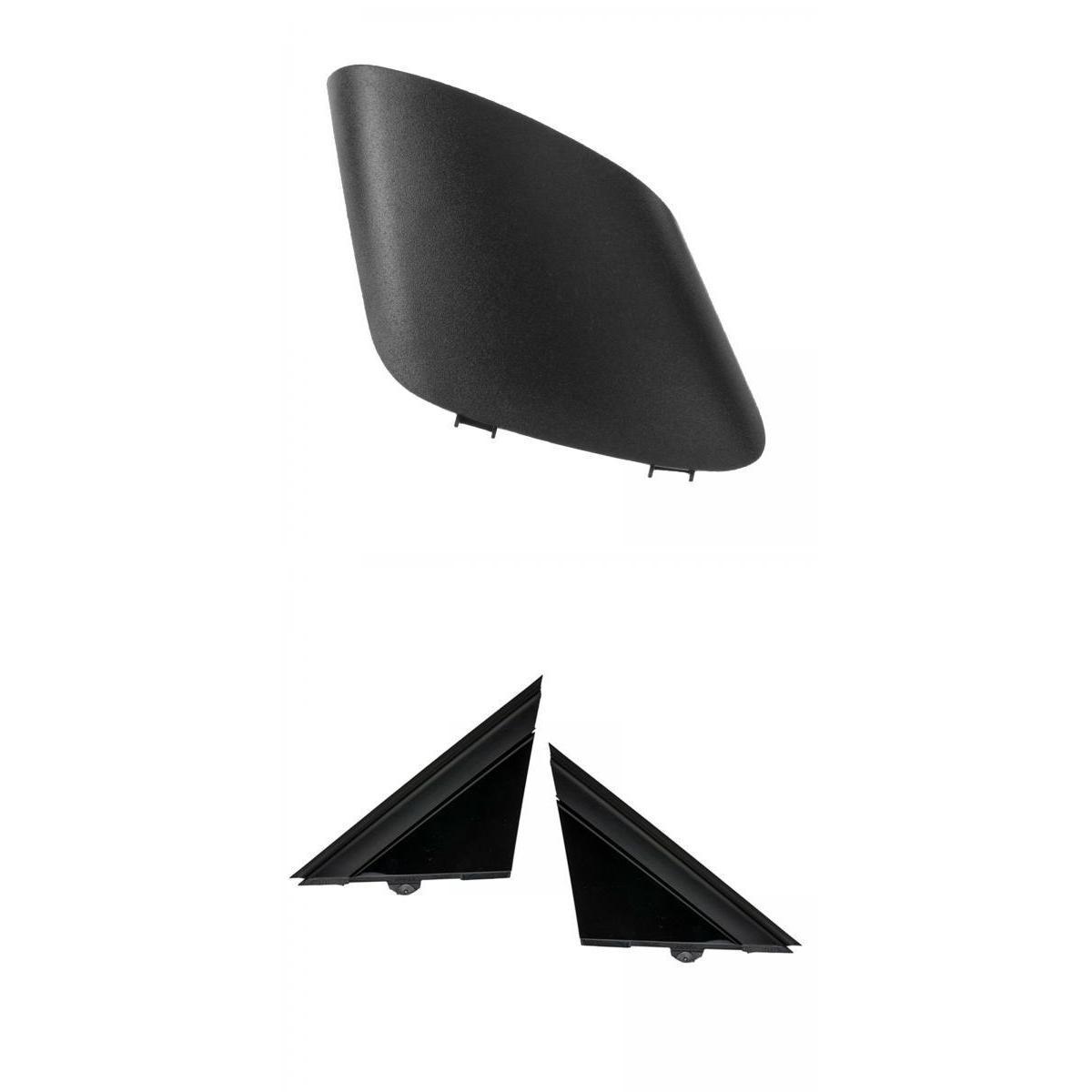 2pcs Door Mirror Covers and Rear View Wing Mirror Cover Trim for