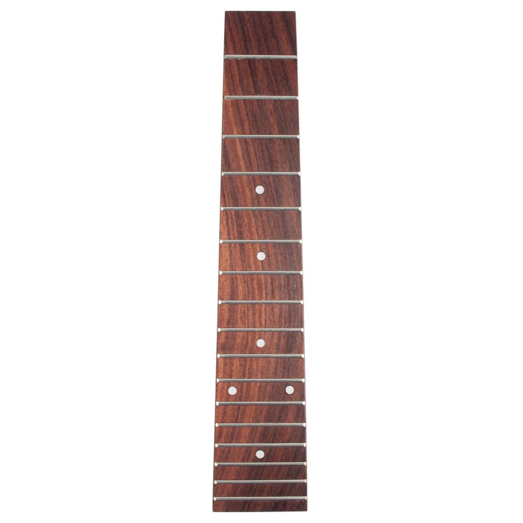 Gỗ Đàn Ukulele Ván Trượt Ngón Tay Fretboard cho 23 ''Tenor Ukulele Uke TỰ LÀM Các Bộ Phận