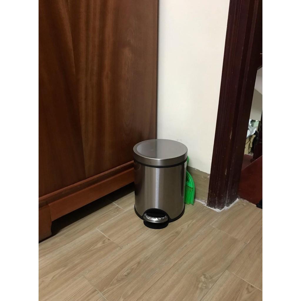 Thùng rác inox đạp chân