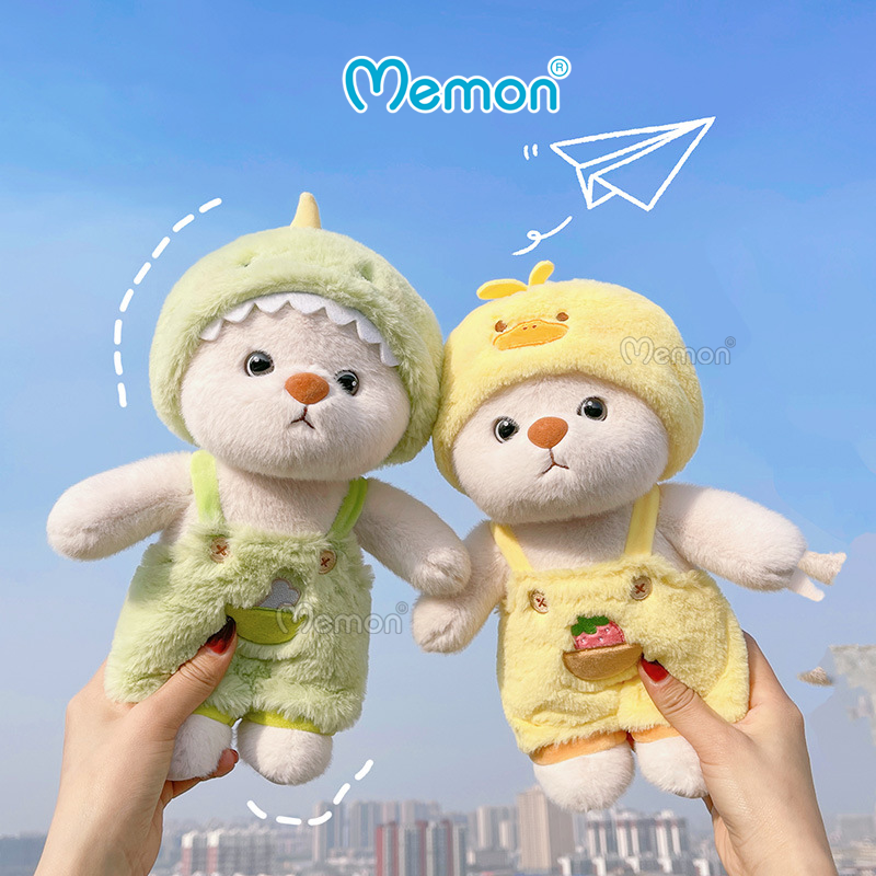 Gấu Bông Teddy Lena Cosplay Thỏ, Khủng Long, Heo, Vịt Cực Cute 28cm - 55cm Cao Cấp Memon