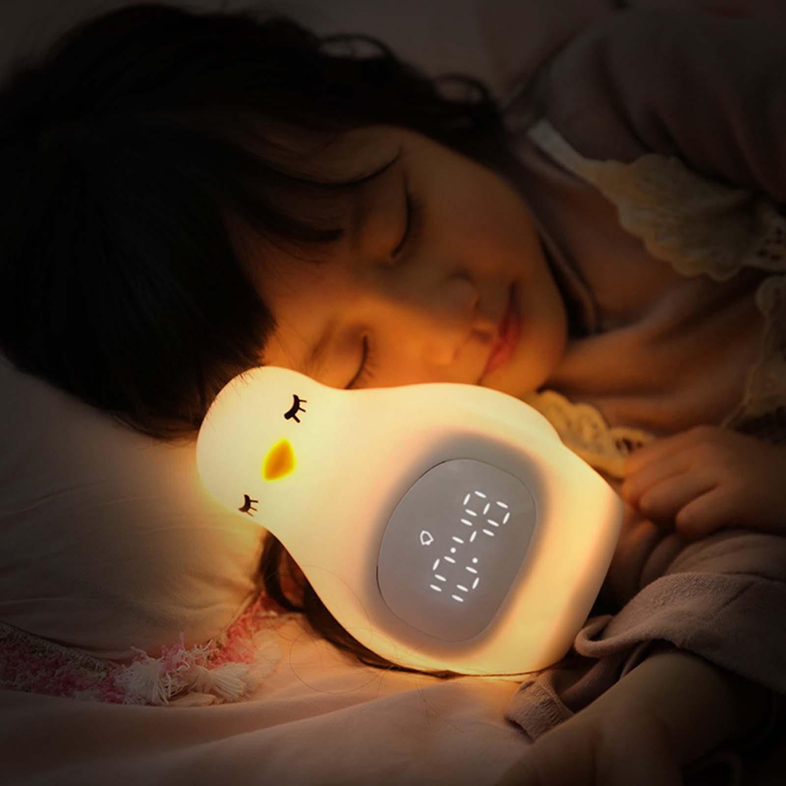 Display Alarm Clock Touch Control Light for Nursery