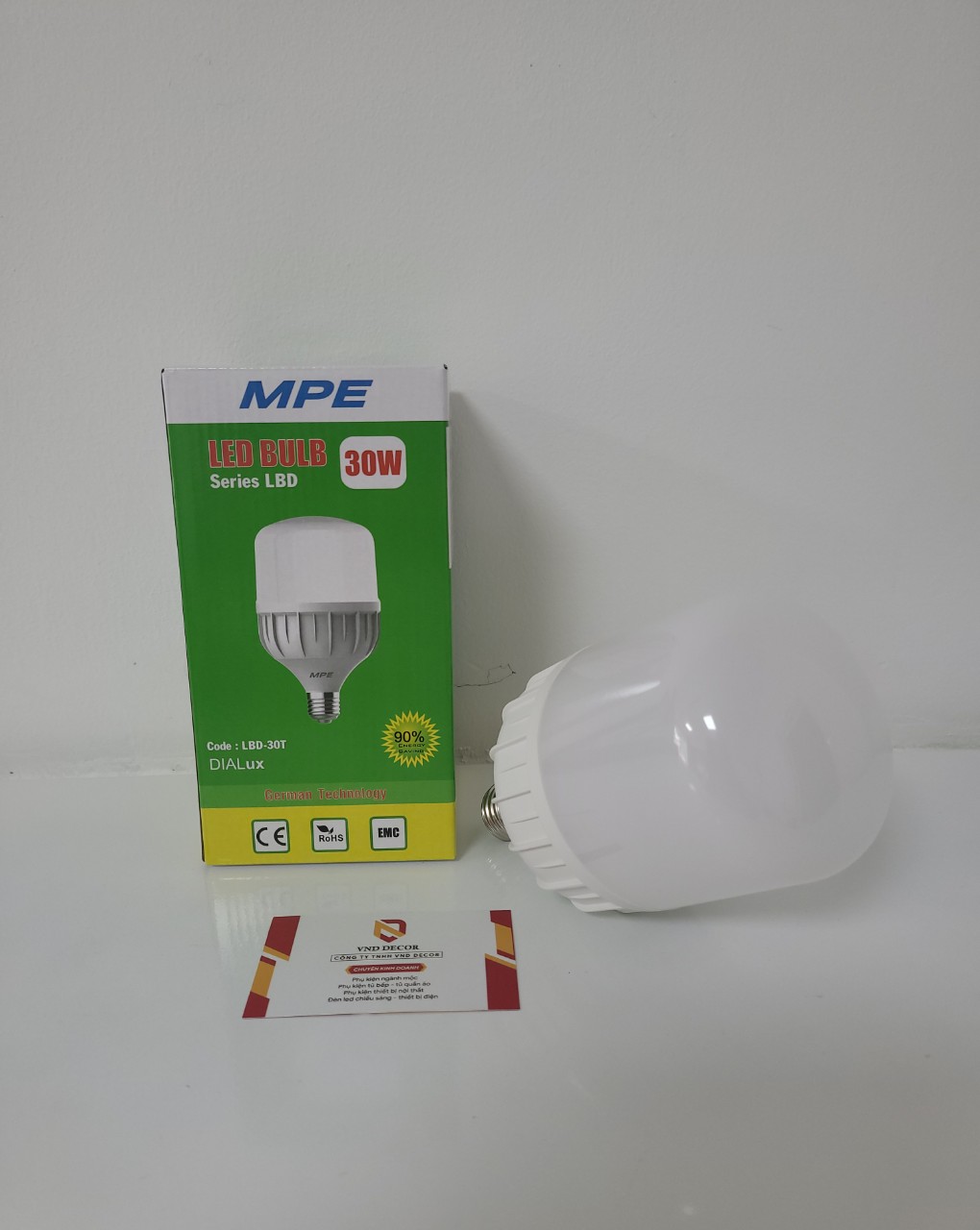 Bóng đèn Led Bulb 30W ánh sáng Trắng - MPE Chính Hãng đuôi E27, Đèn led trụ siêu sáng, Led Bulb trụ 30w ánh sáng trắng đuôi E27