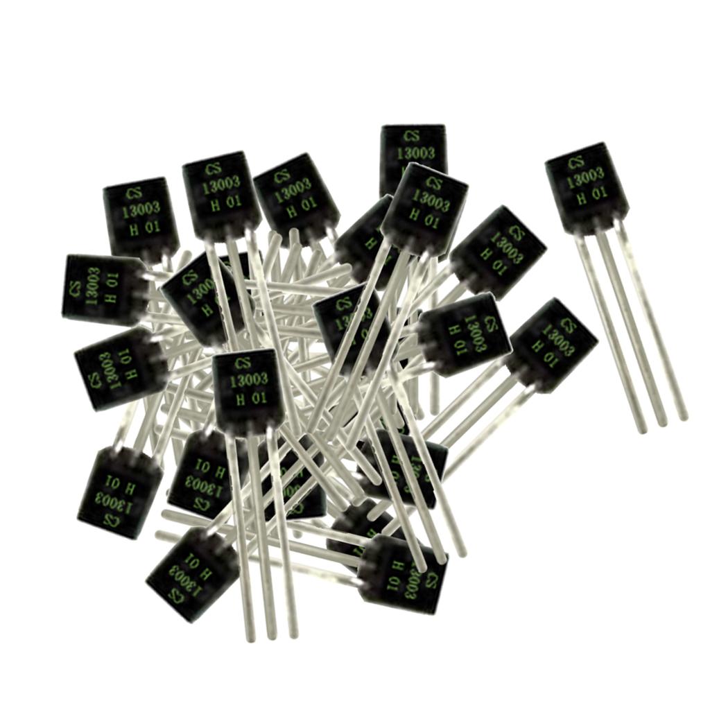 100 Miếng Điện Tử Hiện Nay Bóng Bán Dẫn Triode 13003 400V 1A 0.8 W NPN TO-92