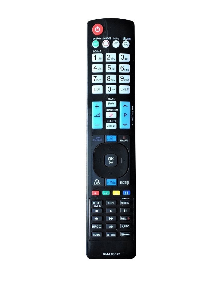 Remote Điều Khiển Dành Cho Smart TV LG, Internet TV LG RM-L930+2 Grade A+(Kèm Pin AAA Maxell)