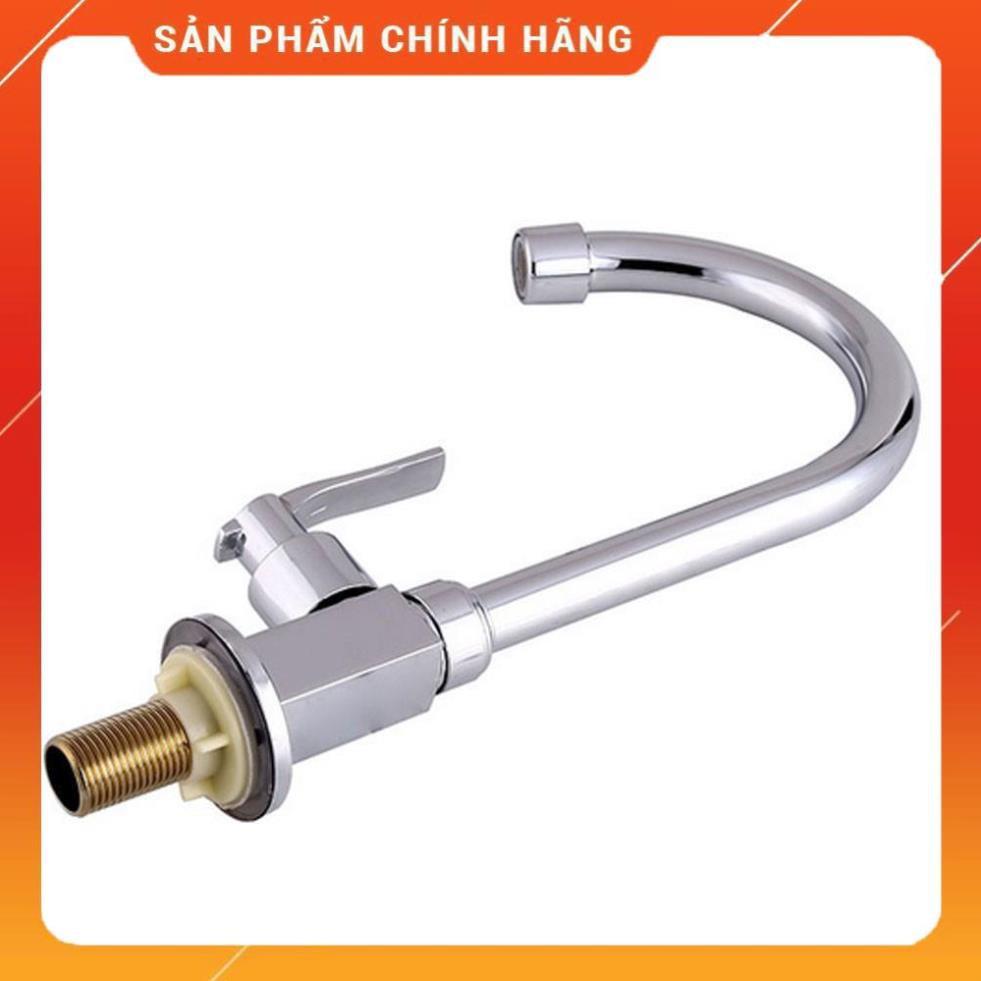 Vòi nước bằng thép không gỉ thiết kế hiện đại dành cho bồn rửa chén 206806