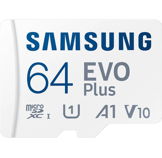 Thẻ Nhớ Micro SD Samsung Evo Plus 64GB Class 10 - 100MB/s (Kèm Adapter) - Hàng Chính Hãng