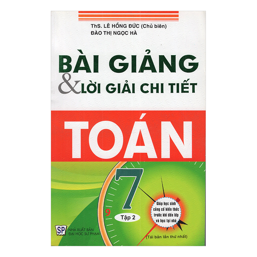 Bài Giải Và Lời Giải Chi Tiết Toán 7 - Tập 2